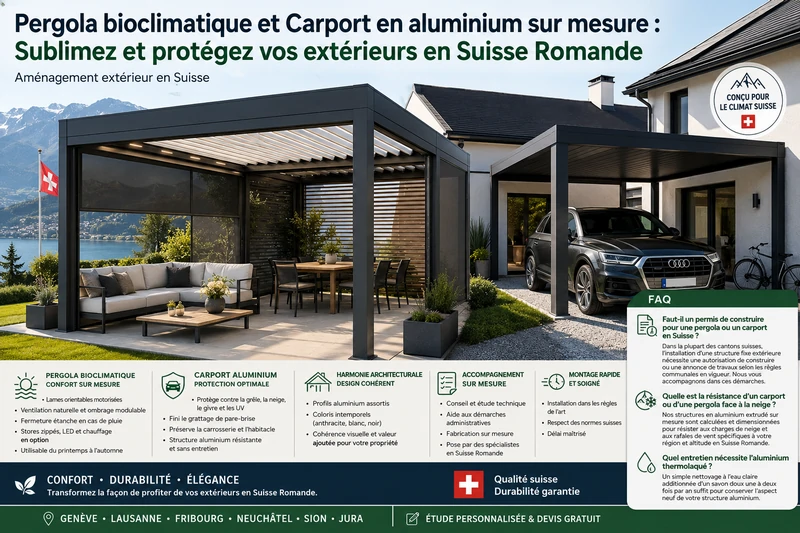 Aménagement extérieur en Suisse