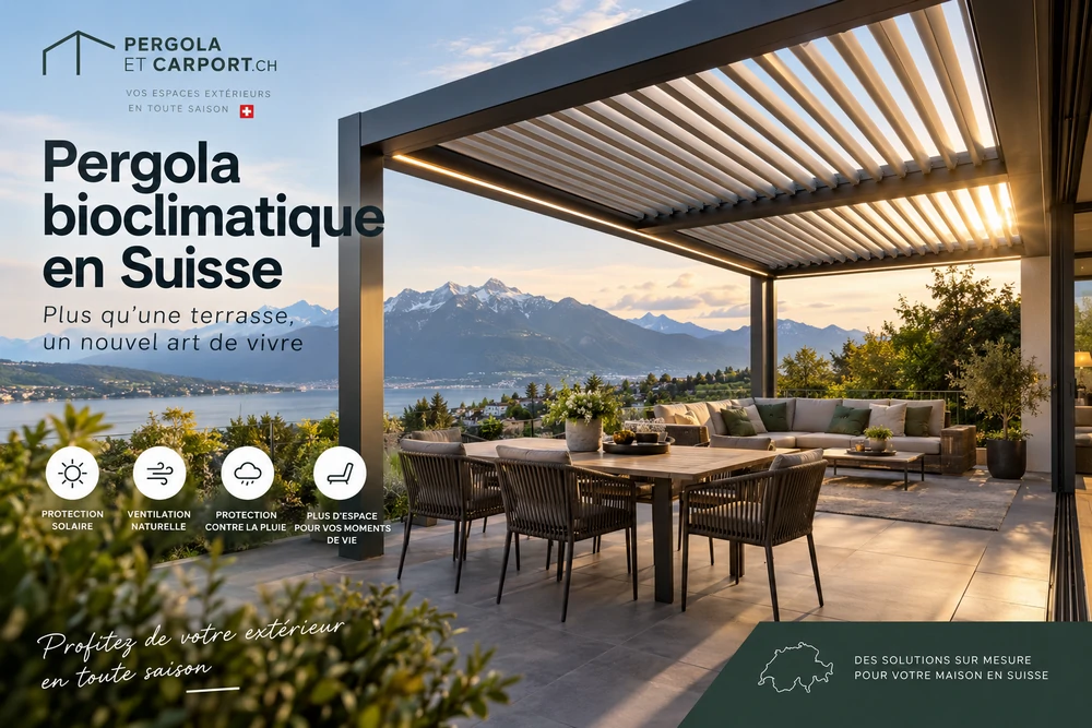 Pergola bioclimatique